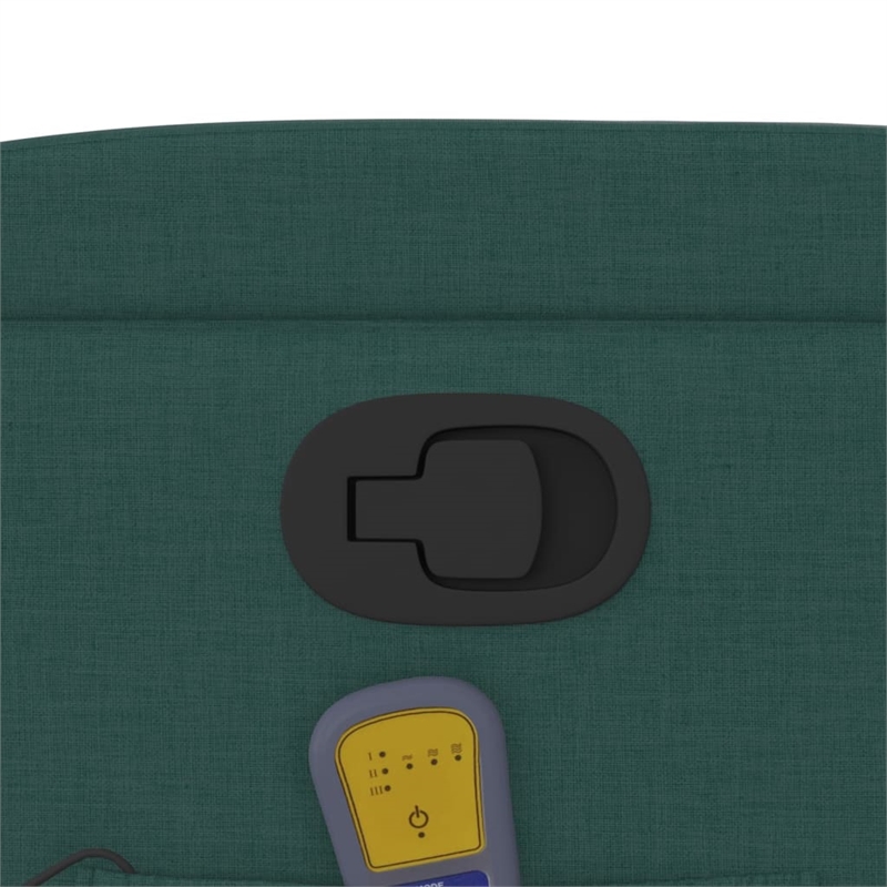 vidaXL Massage Recliner Chair Dark in Green