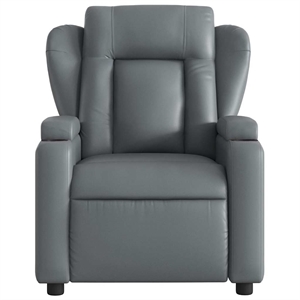 vidaXL Massage Recliner Chair in Gray