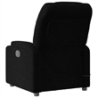 vidaXL Fabric Massage Recliner Chair in Black