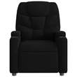 vidaXL Fabric Massage Recliner Chair in Black