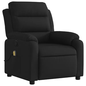 vidaXL Massage Recliner Chair in Black