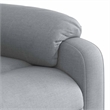 vidaXL Electric Massage Recliner Chair in Light Grey
