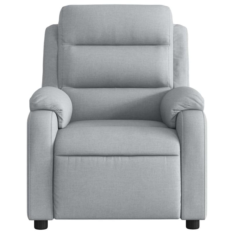 vidaXL Electric Massage Recliner Chair in Light Grey
