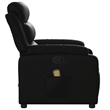 vidaXL Faux Leather Massage Recliner Chair in Black