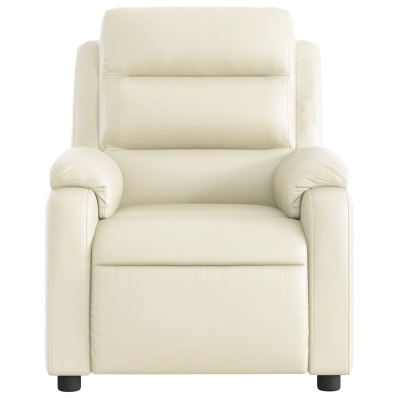 vidaXL Massage Recliner Chair in Cream