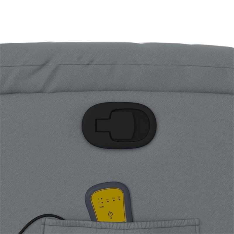 vidaXL Massage Recliner Chair in Gray