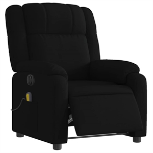 vidaXL Electric Massage Recliner Chair in Black