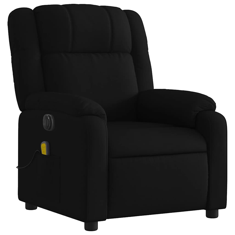 vidaXL Electric Massage Recliner Chair in Black
