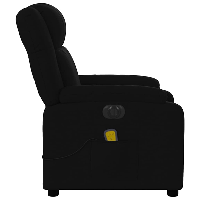 vidaXL Electric Massage Recliner Chair in Black