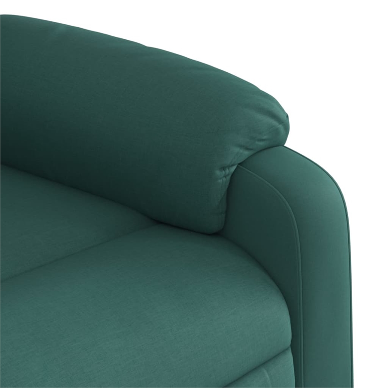 vidaXL Massage Recliner Chair in Dark Green
