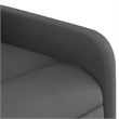 vidaXL Fabric Massage Recliner Chair in Dark Grey
