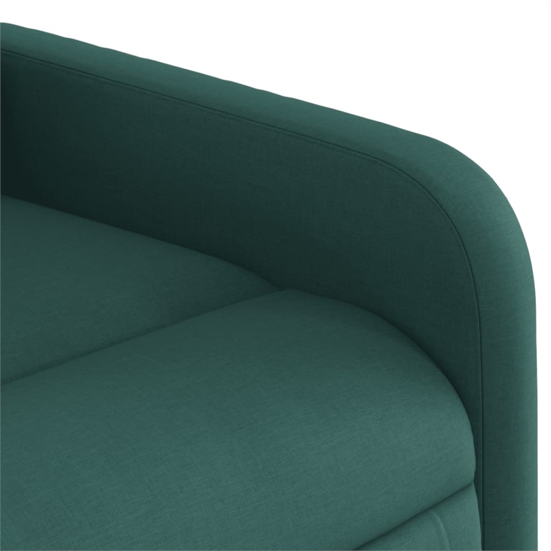 vidaXL Massage Recliner Chair in Dark Green