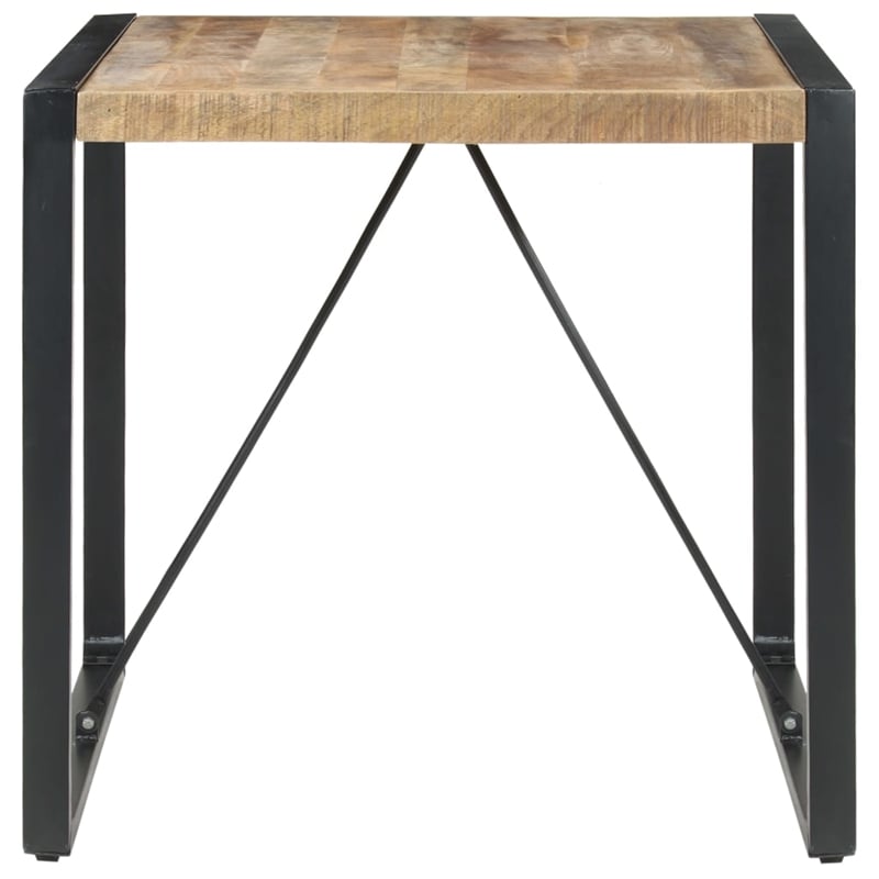 vidaXL Rough Mango Wood  Dining Table in Brown