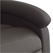 vidaXL Electric Stand Up Massage Recliner Chair in Dark Brown
