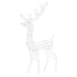 vidaXL Large Acrylic Reindeer Family in Cool White