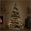 vidaXL Plastic Christmas Ball Set Shiny Various sizes in White (Set of 61)