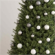 vidaXL Plastic Christmas Ball Set Shiny Various sizes in White (Set of 61)