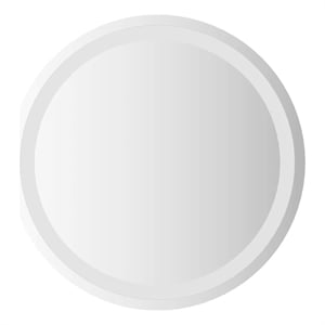 vidaXL 19.7&quot Round LED Bathroom Mirror in Clear