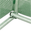 vidaXL Galvanized Steel 48.4 Sqft Greenhouse in Green