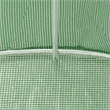 vidaXL Galvanized Steel 48.4 Sqft Greenhouse in Green