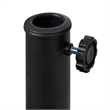vidaXL Heavy-Duty Resin and Steel Parasol Base in Black