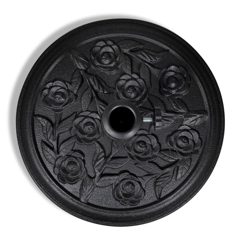 vidaXL Heavy Weight Resin Parasol Base in Black