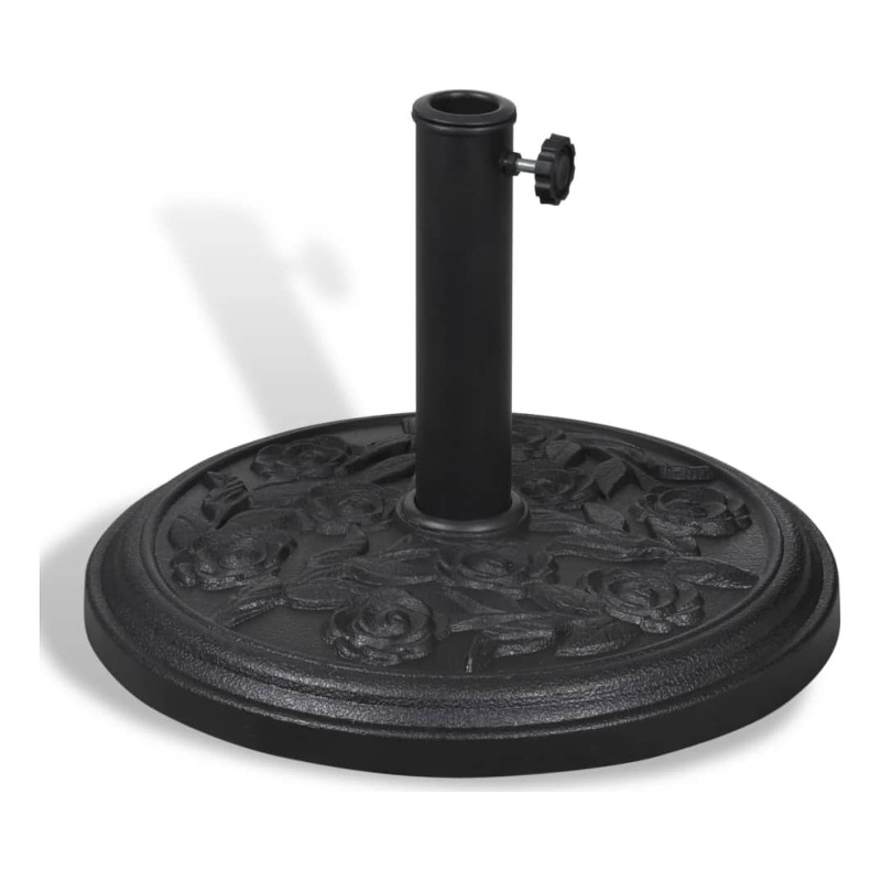 vidaXL Heavy Weight Resin Parasol Base in Black