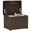 vidaXL Polypropylene Garden Storage Box in Brown