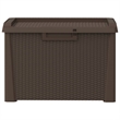 vidaXL Polypropylene Garden Storage Box in Brown