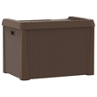 vidaXL Polypropylene Garden Storage Box in Brown