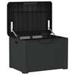 vidaXL Polypropylene Garden Storage Box in Anthracite
