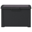 vidaXL Polypropylene Garden Storage Box in Anthracite