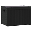 vidaXL Polypropylene Garden Storage Box in Anthracite