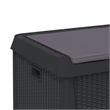 vidaXL Polypropylene Garden Storage Box in Anthracite