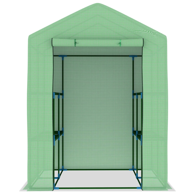 vidaXL Polyethylene Greenhouse in Green