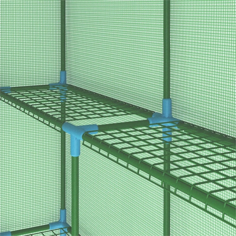 vidaXL Polyethylene Greenhouse in Green