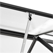 vidaXL Aluminum & Polycarbonate Greenhouse in Anthracite Transparent