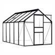 vidaXL Aluminum & Polycarbonate Greenhouse in Anthracite Transparent