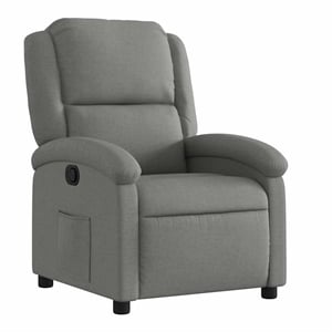 vidaXL Fabric Recliner Chair in Dark Grey