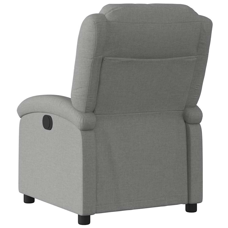 vidaXL Fabric Recliner Chair in Dark Grey