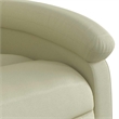vidaXL Leather Wooden in  Recliner Chair in Cream
