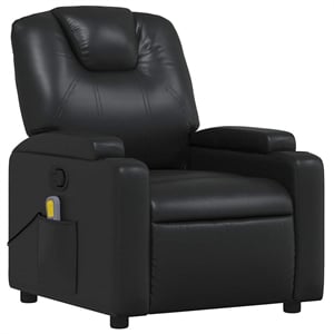 vidaXL Massage Recliner Chair in Black