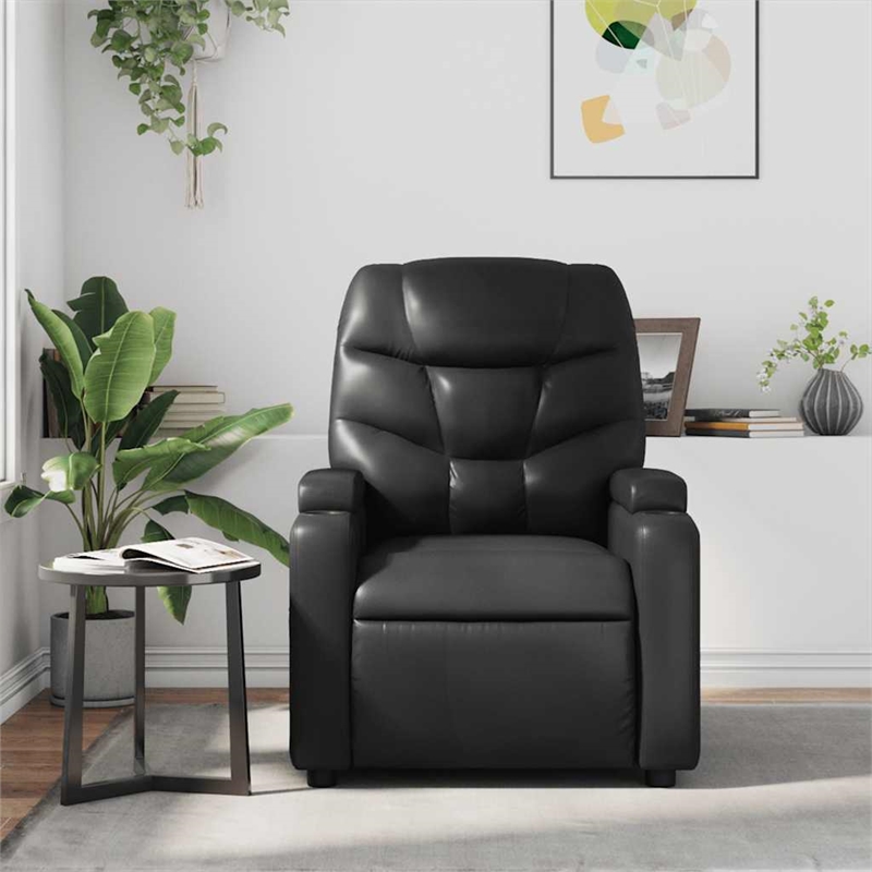 vidaXL Massage Recliner Chair in Black