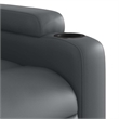 vidaXL Faux Leather Massage Recliner Chair in Grey