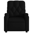 vidaXL Fabric Massage Recliner Chair in Black
