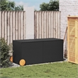 vidaXL Garden Storage Box in Black