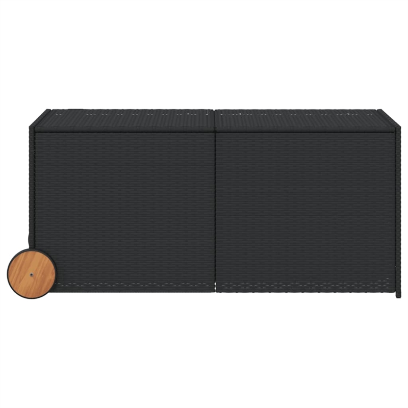 vidaXL Garden Storage Box in Black