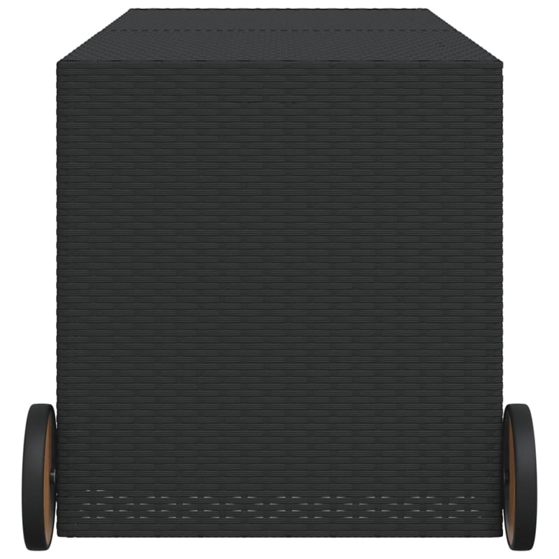vidaXL Garden Storage Box in Black