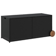 vidaXL Garden Storage Box in Black