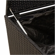 vidaXL Garden Storage Box in Black